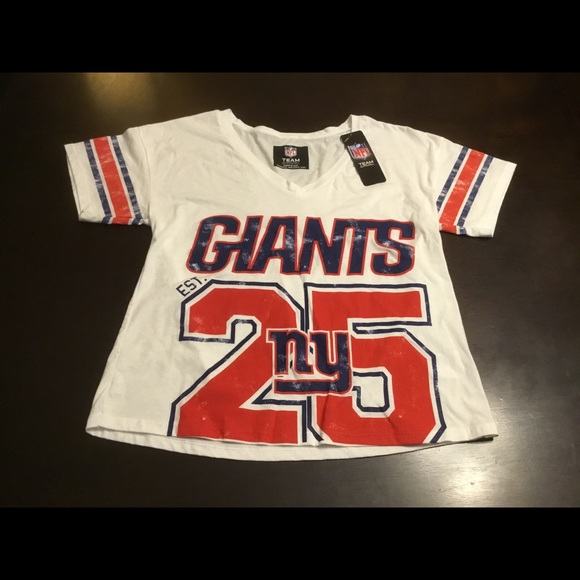 NFL Tops - NFL NY Giants Team Apparel Womens V-Neck T-shirt